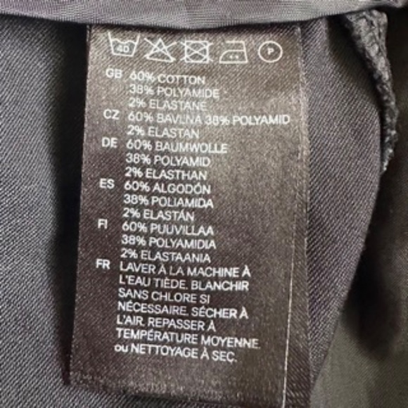 H&M Tulip Mini Skirt With Pockets Sz 6 Black RN# 0101255 - Picture 9 of 14